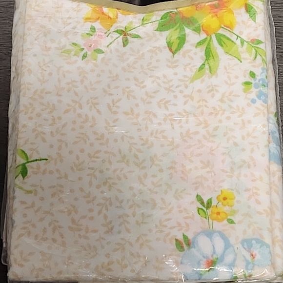 PEQUOT Vintage Pillowcases Standard 20x26 Floral Cottagecore Old New Deadstock - Picture 4 of 7